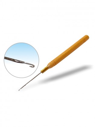 Αγκιστράκι με ξύλινη λαβή για extensions (Hook)