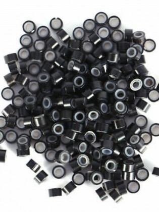 Micro rings μικρό μέγεθος #Black 50τμχ