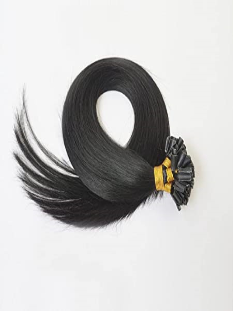 Τούφες κερατίνης #1 μαύρο  μήκος 50cm 25τμχ