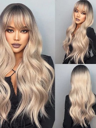 Γυναικεία Περούκα Φυσική Τρίχα #8\60Α ombre 